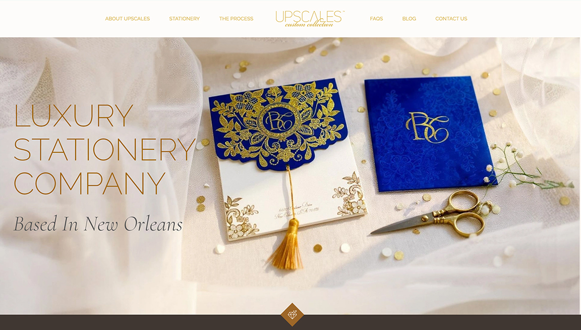 Upscales Custom Collection Website